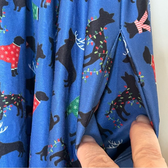 Sz8-10 Charlie’s Project Christmas Print Dress - Picture 4 of 7